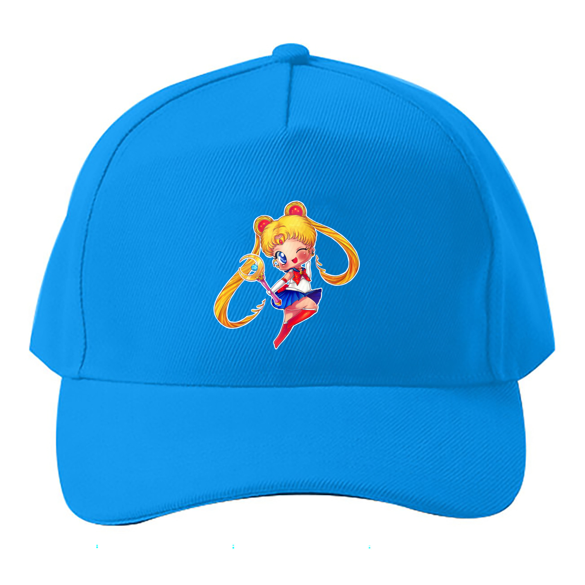 （画像用） 美少女戦士セーラームーン 月野 うさぎ つきの うさぎ Sailor Moon Tsukino Usagi ベースボールキャップ 綿100％ 男女兼用 帽子 スポーツ